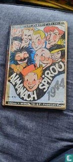 Baard en Kale - Almanach Spirou 1944 - 1943, Eén stripboek, Verzenden, Gelezen, Dineur, Fernand, Gillain, Joseph, Harman, Fred.