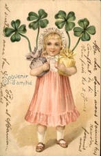 Fantasie, Familie - Gezin - Moeder - Kind - Ansichtkaart, Gelopen