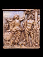 sculptuur, Bassorilievo Incoronazione Di Ercole - 25 cm -