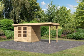 Tuinhuis Askola 3 met overkapping 491 x 238 cm, Nieuw