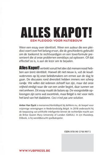 Alles kapot! 9789057189975 Anton van Dyck, Verzenden, Gelezen, Anton van Dyck