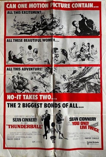 Anonymous - James Bond double feature Thunderball / You Only, Nieuw