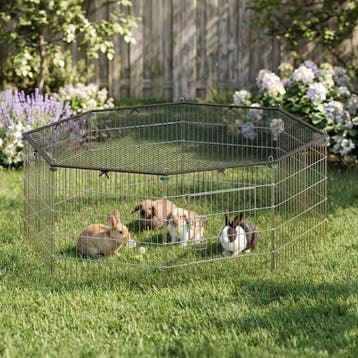 Vrijloopren Hopper, met veiligheidsnet, Ø 145cm - zwart, Verzenden, Nieuw