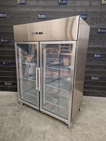 Vrieskast | Maxima | dubbeldeurs | glazendeuren | 1400 liter, Gebruikt, Koelen en Vriezen