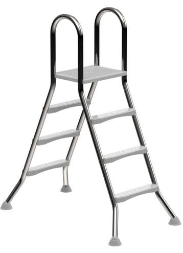 IDEAL A-frame RVS zwembadtrap 2 x 3 treden - AISI 304, Verzenden, Nieuw