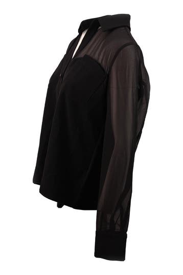 Nikkie Blouse in maat 42 Zwart, Nikkie, Verzenden, Zo goed als nieuw, Zwart