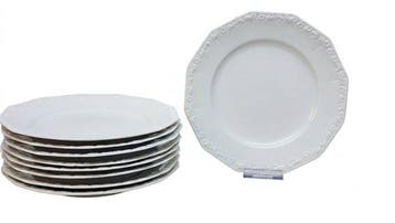 Rosenthal - Bord (8) - Maria weiß - Beenderporselein -