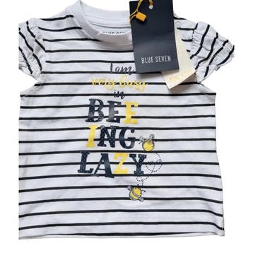 Shortsleeves -- Lazy - 62 / Wit, Verzenden, Nieuw