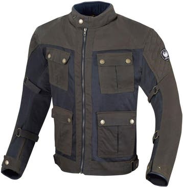 Merlin Chigwell Utility Olijfgroen Wax Motorjas, Nieuw met kaartje, Jas | textiel, Merlin, Heren