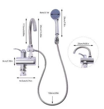 360° Elektrische Instant Warmwaterkraan, Verzenden, Nieuw