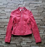 ARMA - rood leren bikerjack, maat 34, Kleding | Dames, Verzenden, Arma, Zo goed als nieuw, Jasje