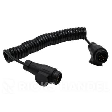 Spiraalkabel 8 polige kabel -  stekker/stekker 8 pins -, Ophalen of Verzenden, Nieuw