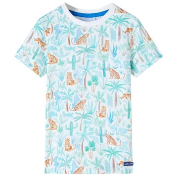 vidaXL Kindershirt 104 ecru, Verzenden, Nieuw