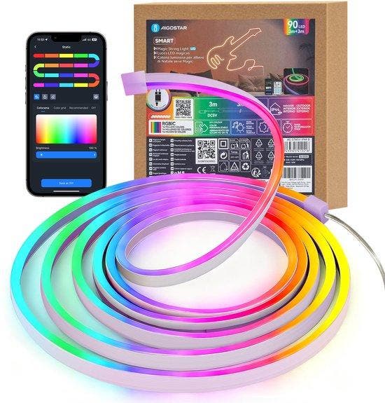 Led strip - Ledstrip - 3 meter - RGB - Aigostar, Huis en Inrichting, Lampen | Overige, Zo goed als nieuw, Verzenden