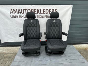 Voor stoelen voor VW Transporter T5 T6 zwart leder75 Edition, Auto-onderdelen, Ophalen, Nieuw, Volkswagen