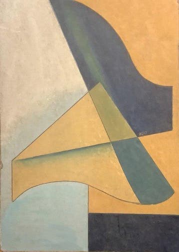 Charles Bert (1873-?) - Abstract composition II, Antiek en Kunst, Kunst | Schilderijen | Klassiek