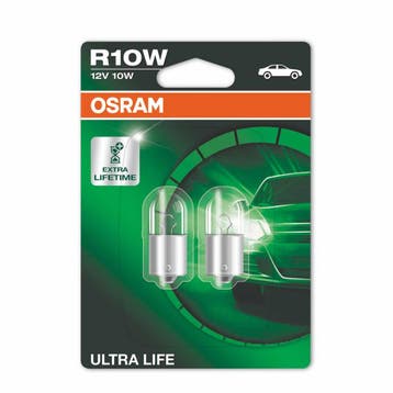 Osram Gloeilamp R10W 12V 10W Ultra Life BA15s 2 Stuks, Verzenden, Nieuw