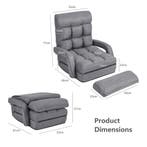 LIVSK Verstelbare Vouwbare Luie Bank - 5 Hoeken Verstelbaar, Verzenden, Nieuw