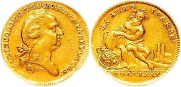 Duitsland, Beieren, Keurvorstendom. Karl Theodor. Dukat 1780