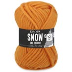 DROPS Snow Uni Colour - 101 mandarijn - Wol Garen, Ophalen of Verzenden, Nieuw