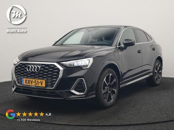 Zakelijke Lease |  Audi Q3 Sportback 45 TFSI e 2x S Line PHE, Automaat, Gebruikt, Zwart, Zwart