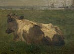 Henry Schouten (1857-1927) - Koe in de wei