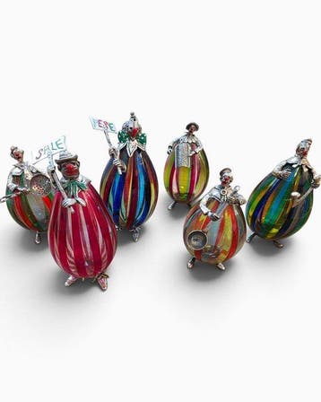 Beeldje - Zaramella Argenti & Murano – 6-teiliges Set