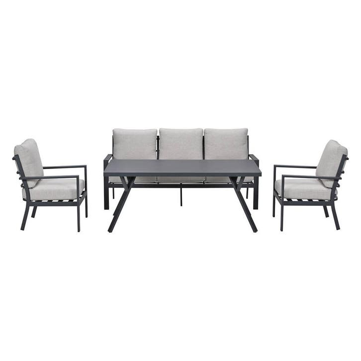 Garden Impressions Senja lounge dining set 4-delig -, Tuin en Terras, Tuinsets en Loungesets, Verzenden