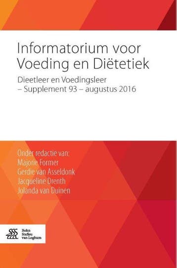 9789036812580 Informatorium voor voeding en dietetiek Die..., Verzenden, Nieuw, Former Majorie