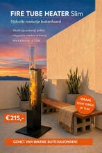 Fire Tube heater outdoor op houtpellets, Ophalen of Verzenden, Nieuw