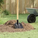 vidaXL Schep Hoofd 4 pcs Zwart 34,5 x 24 cm Gepoedercoat, Tuin en Terras, Verzenden, Nieuw