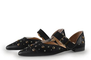 Babouche Ballerinas in maat 39 Zwart, Kleding | Dames, Verzenden, Zwart, Ballerina's, Zo goed als nieuw