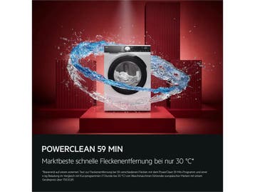 AEG LR8EG75489 - Wasmachine - 8 kg - PowerCare - Wit, Verzenden, Zo goed als nieuw