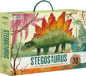 Stegosaurus - Boek en 3D model (Goed), Boeken, Kinderboeken | Jeugd | onder 10 jaar, Verzenden, Gelezen, Valentina Bonaguro