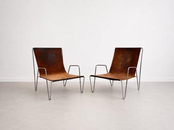 Fritz Hansen - Verner Panton - Fauteuil (2) - 3351 - Chroom