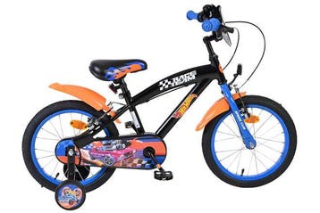 Hot Wheels Kinderfiets - Jongens - 16 inch - Zwart Oranje, Fietsen en Brommers, Verzenden, Nieuw