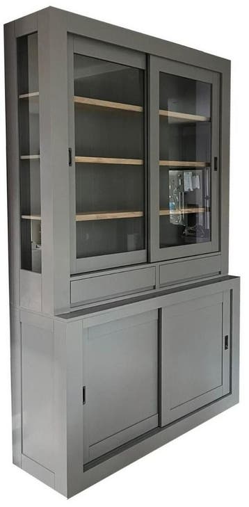 Buffetkast grijs - eiken Terborg 160 x 240cm, Huis en Inrichting, Ophalen of Verzenden, Nieuw