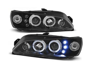 Angel Eyes koplampen Black geschikt voor Peugeot 306, Auto-onderdelen, Verlichting, Verzenden, Nieuw, Peugeot