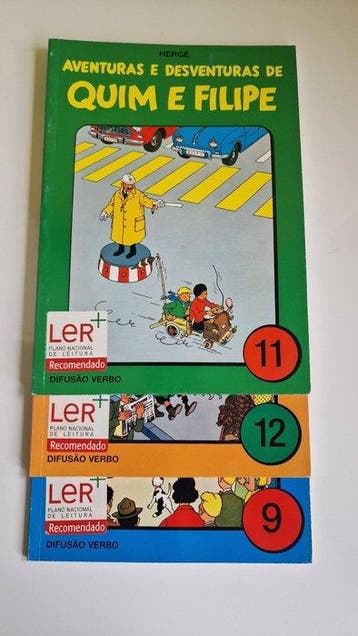 Quick et Flupke - 3 Zeldzaam vintage lot van 3 Kwik en, Nieuw