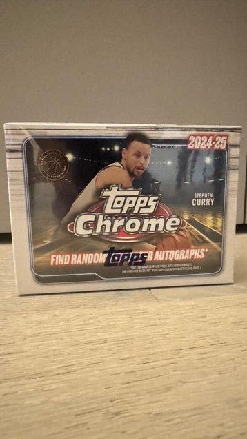 2024/25 Topps Chrome Basketball Victor Wembanyama, Stephen, Nieuw