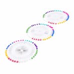 Benson Kopspelden set - 120 stuks - kunststof kop - effen..., Ophalen of Verzenden, Nieuw