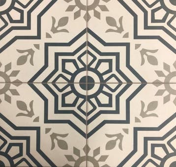 Vloertegel Cifre Cemento Decortegel Bursa Blue Blauw 45x45, 40 tot 60 cm, 40 tot 60 cm, Keramiek, Nieuw