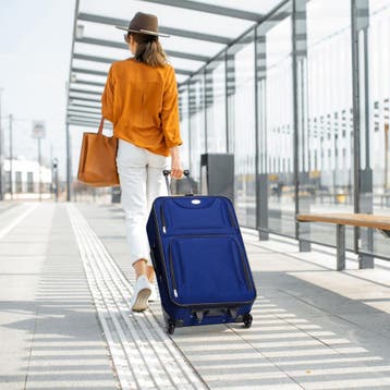 Trolley Reiskofferset / Kofferset Athen - 5-delig - Blauw, Verzenden, Nieuw