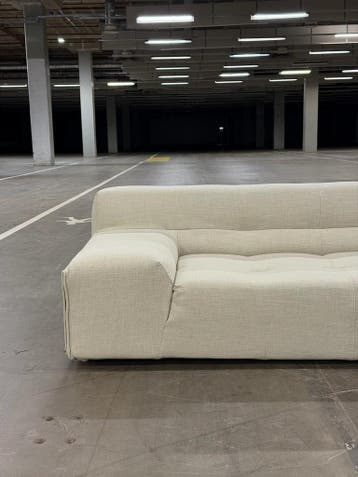 BB Italia Tufty Too Bank | Ecru | NIEUWSTAAT + Garantie, Huis en Inrichting, 250 tot 300 cm, Driepersoons, Ophalen of Verzenden