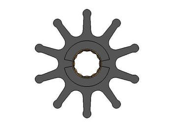 Impeller Oberdorfer, Volvo Penta, Jabsco 17937-0001, Ophalen of Verzenden, Nieuw, Motor en Techniek, Zeilboot of Motorboot