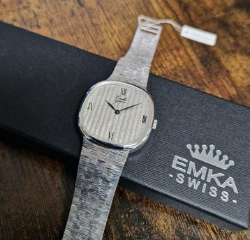 EMKA Geneve - Handaufzug ETA 6 3/4 x 8 - Zonder minimumprijs, Nieuw