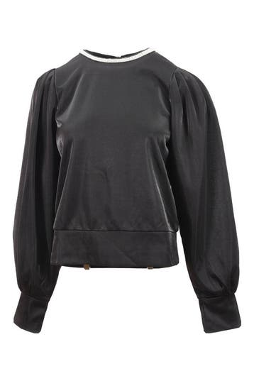 Aaiko Blouse in maat S Zwart, Kleding | Dames, Aaiko, Verzenden, Zo goed als nieuw, Zwart