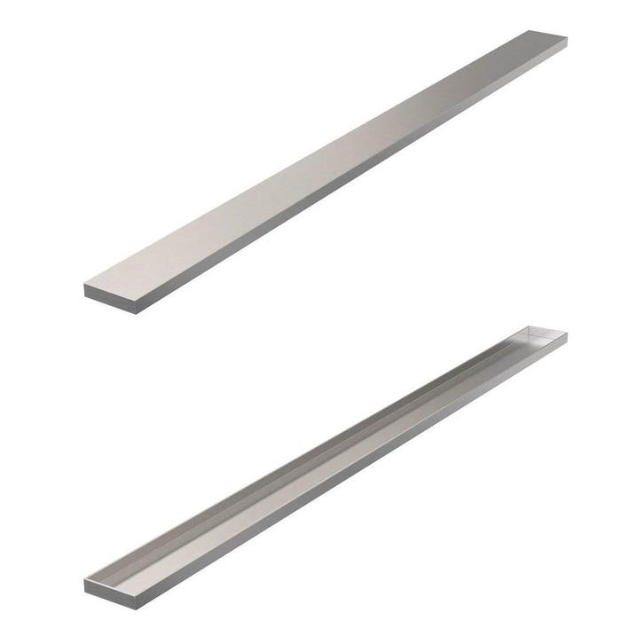 Brauer Los Multifunctioneel Rooster - 90 cm - Rvs Geborsteld, Doe-het-zelf en Verbouw, Sanitair, Nieuw, Rvs, Ophalen of Verzenden