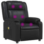Fauteuil massage zwart | Tweedekansje | OP=OP, Huis en Inrichting, Fauteuils, 75 tot 100 cm, Ophalen of Verzenden, Zo goed als nieuw