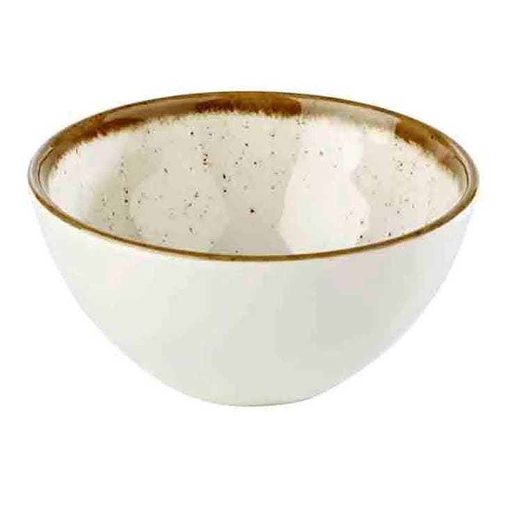 Witte Melamine Kom | Stone Art | 12 Ø, Zakelijke goederen, Horeca | Overige, Verzenden